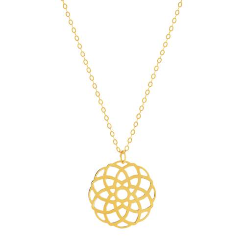 Necklace gold 750 yellow 45cm