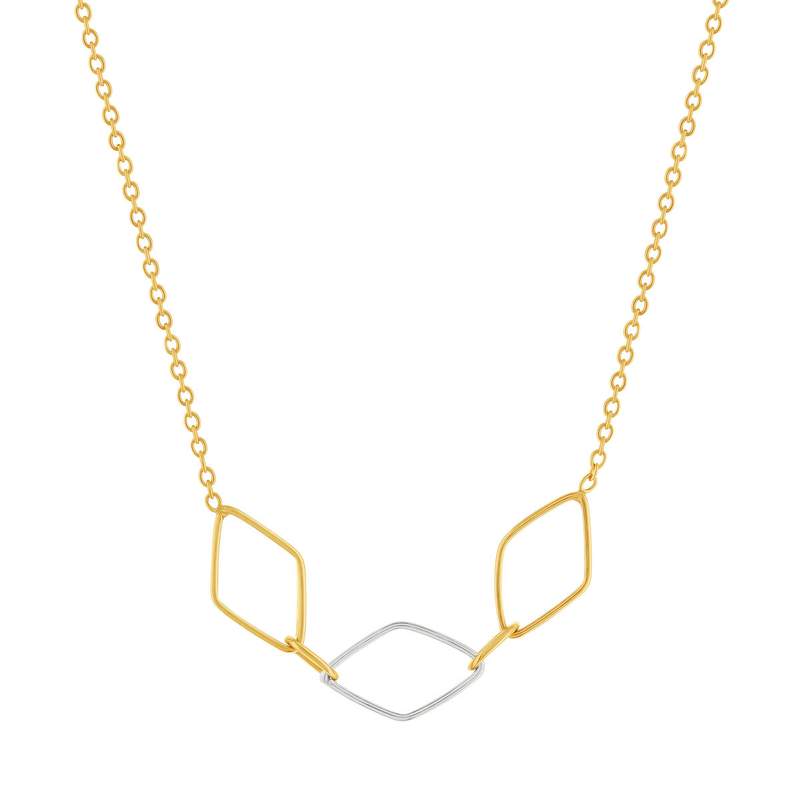 Collier or 750 2 tons 45cm - vue 1