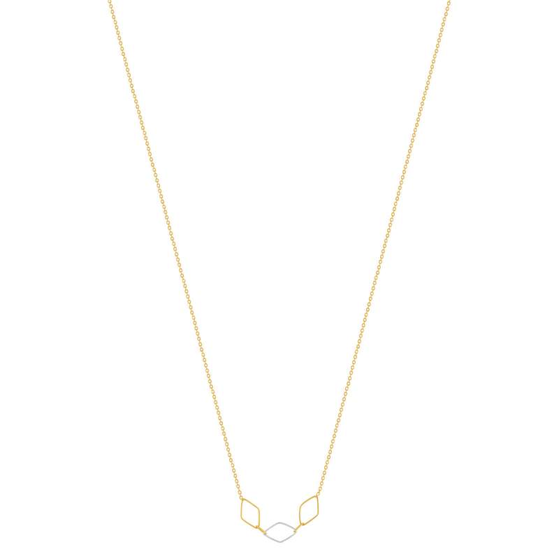 Collier or 750 2 tons 45cm - vue 2