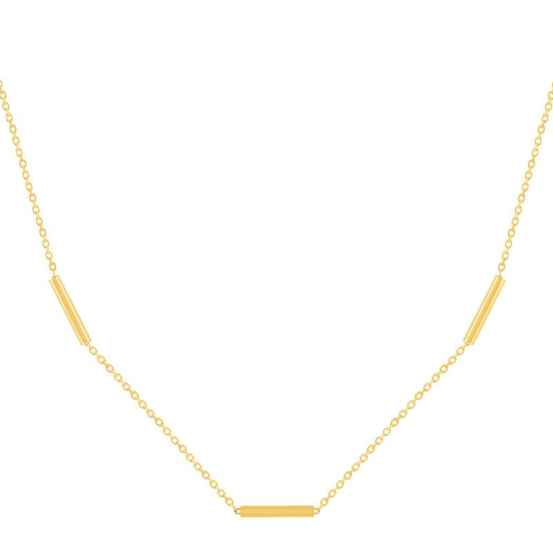 Collier or 750 jaune 45cm - vue 1