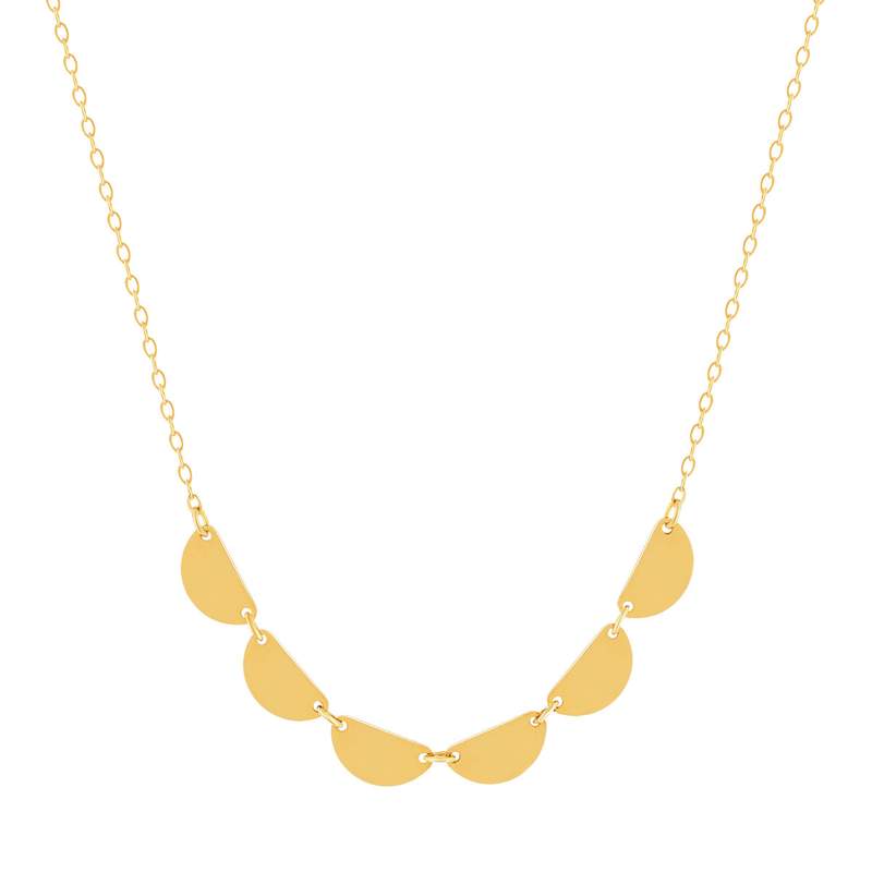 Collier or 750 jaune 45cm - vue 1