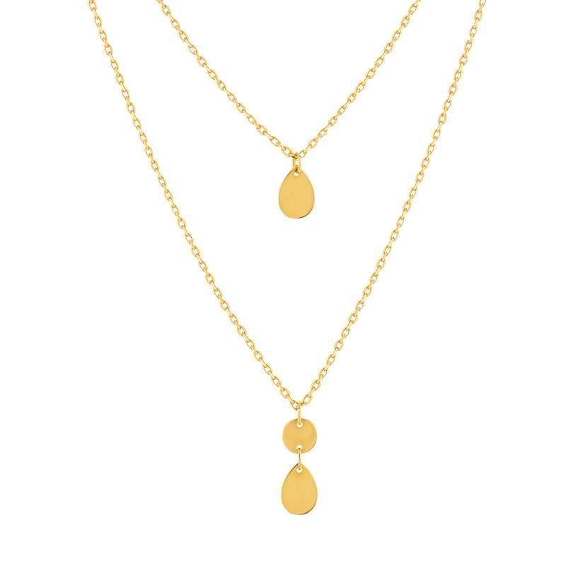Collier or 750 jaune 45cm - vue 1