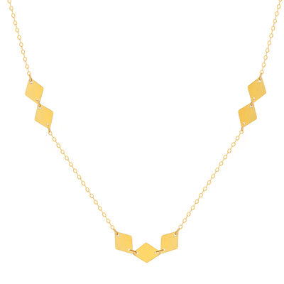 Collier or 750 jaune 45cm - vue 1