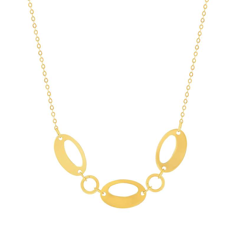 Collier or 750 jaune 45cm - vue 1