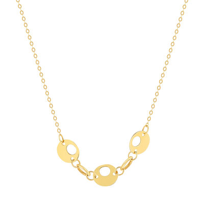 Collier or 750 jaune 45cm - vue 1