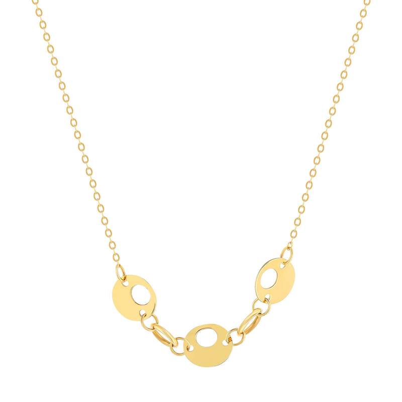 Collier or 750 jaune 45cm - vue 1