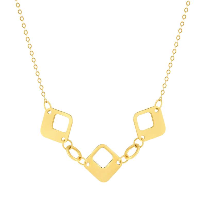 Collier or 750 jaune 45cm - vue 1