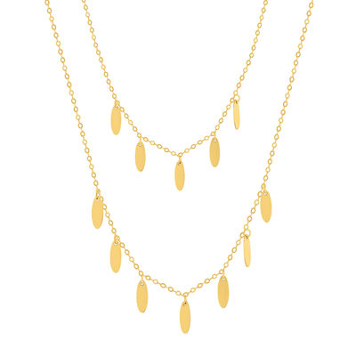 Collier or 750 jaune 45cm - vue 1