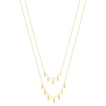 Necklace gold 750 yellow 45cm