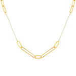 Collier or 375 jaune 45cm - vue 1