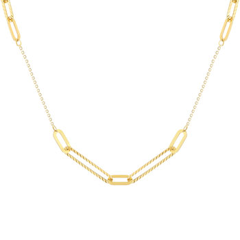 Collier or 375 jaune 45cm