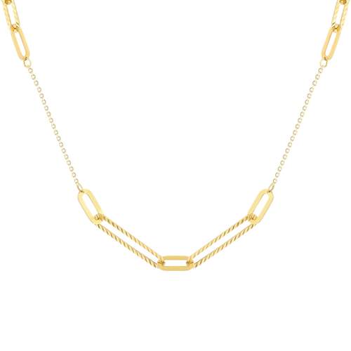 Gold necklace 375 yellow 45cm