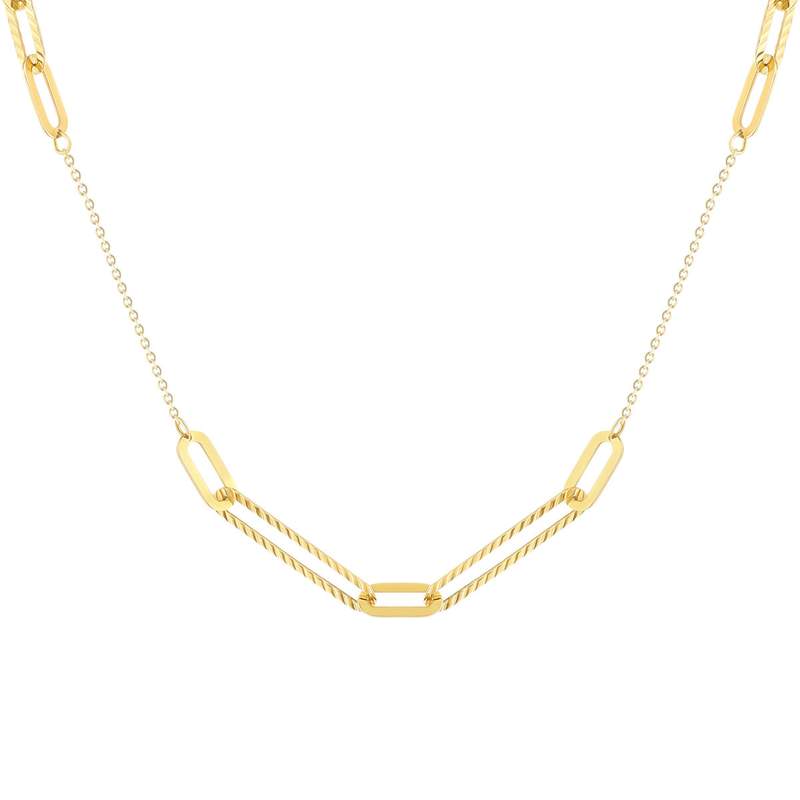 Collier or 375 jaune 45cm - vue 1