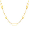 Collier or 375 jaune 45cm - vue V1