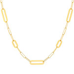 Collier or 375 jaune 45cm - vue 1