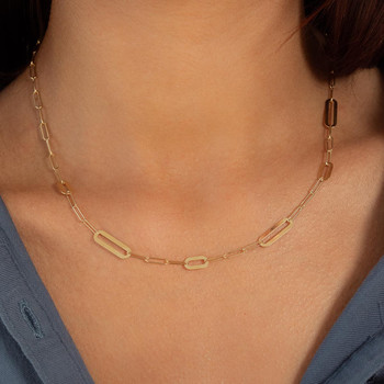 Collier or 375 jaune 45cm