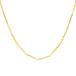 Collier or 375 jaune 43cm - vue 1