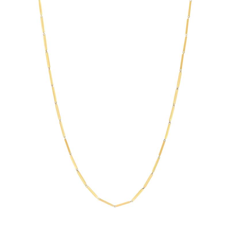 Collier or 375 jaune 43cm - vue 2