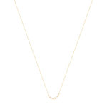 Collier or 375 jaune perles de culture 43cm - vue 2