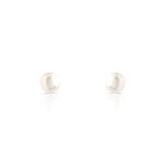 Boucles d'oreilles or 750 jaune perles de culture de Chine - vue 1