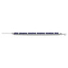 Bracelet acier pierres naturelles bleues 21,5cm - vue V1