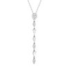 Collier argent 925 et zirconias 45cm - vue V1