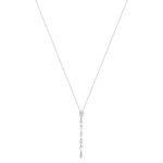 Collier argent 925 et zirconias 45cm - vue 2