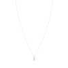 Collier argent 925 motif ourson et zirconias 45cm - vue V2