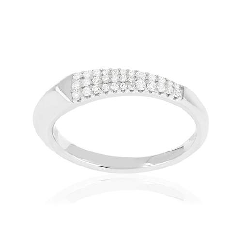 925 silver and zirconia ring
