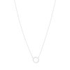 Collier argent 925 et zirconias 45cm - vue V2