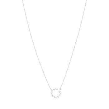 Collier argent 925 et zirconias 45cm