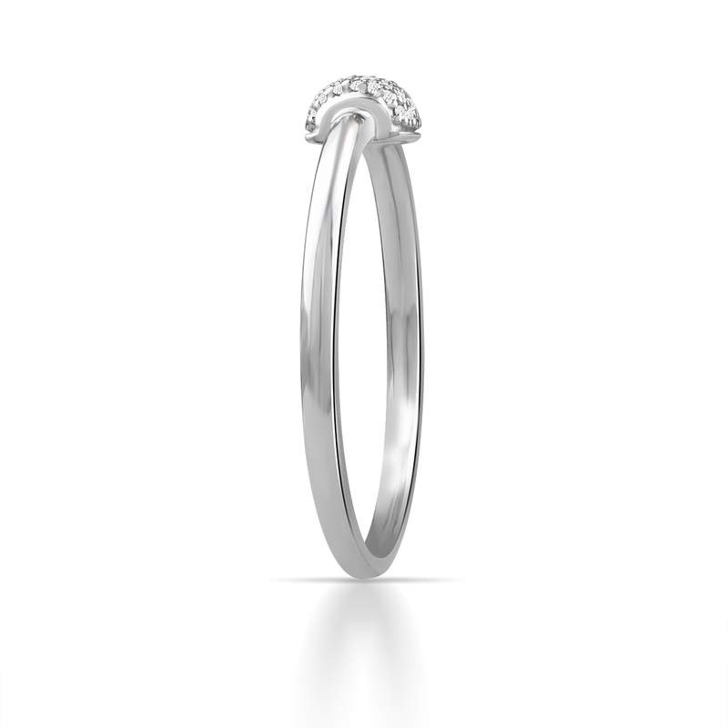 750 witgouden diamanten ring - bekijk 2