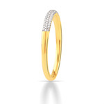 Bague or 750 2 tons diamants - vue D1