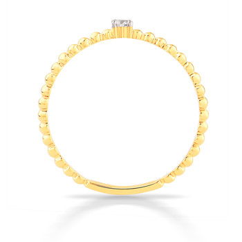 750 geelgouden diamanten ring