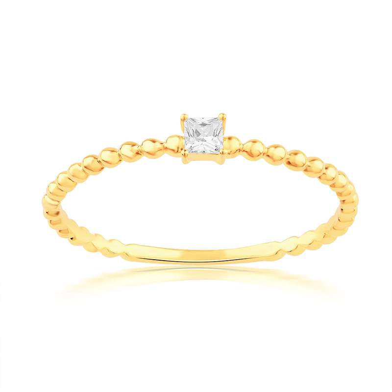 Bague or 750 2 tons diamants - vue 1