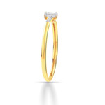 Bague or 750 2 tons diamants - vue D1