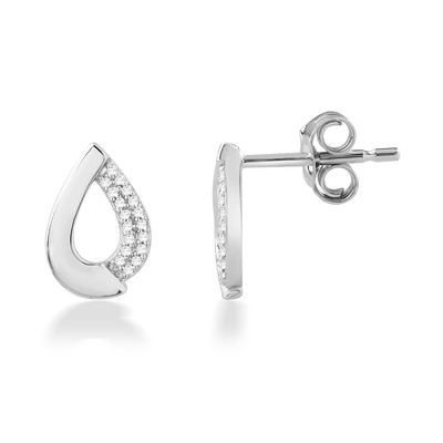 750 white gold diamond earrings