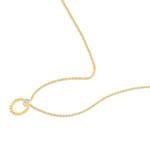 Collier or 750 2 tons diamants 42cm - vue D1