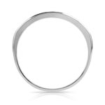 Alliance platine 950 demi-tour diamants 3,33 mm - vue 2