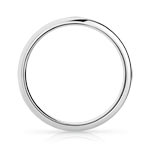 Alliance platine 950 demi-jonc 3,5 mm - vue 2