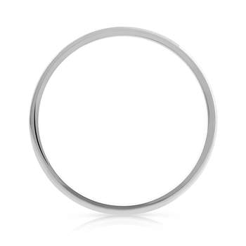 Trouwring in 950 platina en 750 geel goud