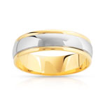 Alliance platine 950 et or 750 jaune - vue 1