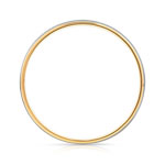 Alliance platine 950 et or 750 jaune - vue 2