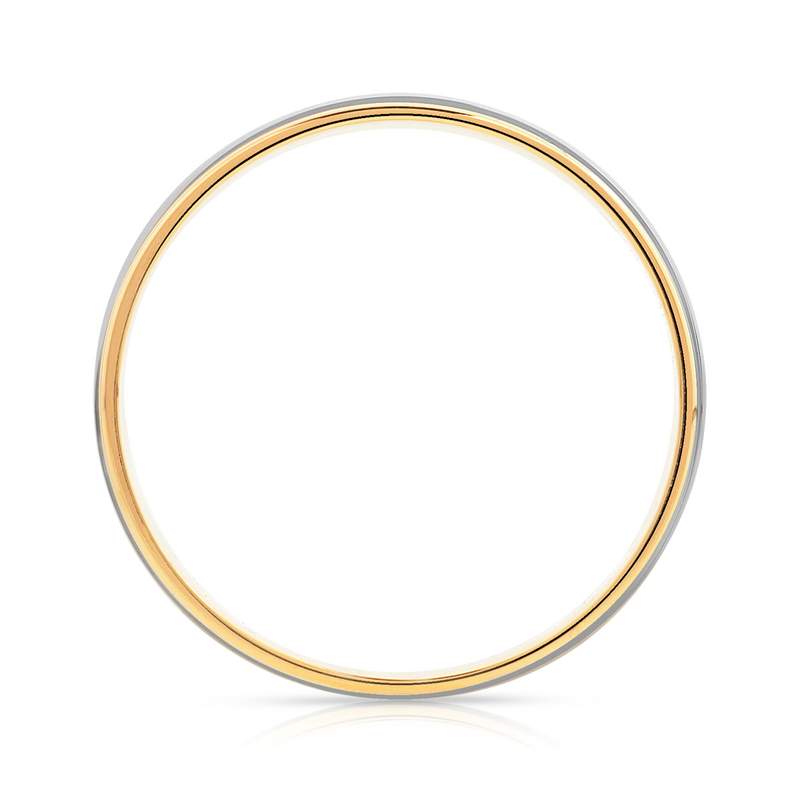 Alliance platine 950 et or 750 jaune - vue 2