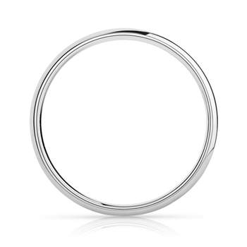 Alliance platine 950 demi-jonc 2,5 mm