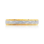 Alliance 2 ors 750 diamanté épis 3 mm - vue 3
