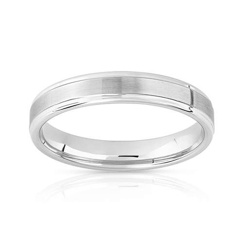 Palladium 950 wedding ring