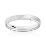 Alliance or 750 blanc irisé 3 mm - vue 1