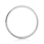 Alliance or 750 blanc irisé 4 mm - vue 2