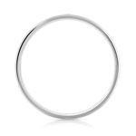 Alliance or 750 blanc irisé 4 mm - vue 2